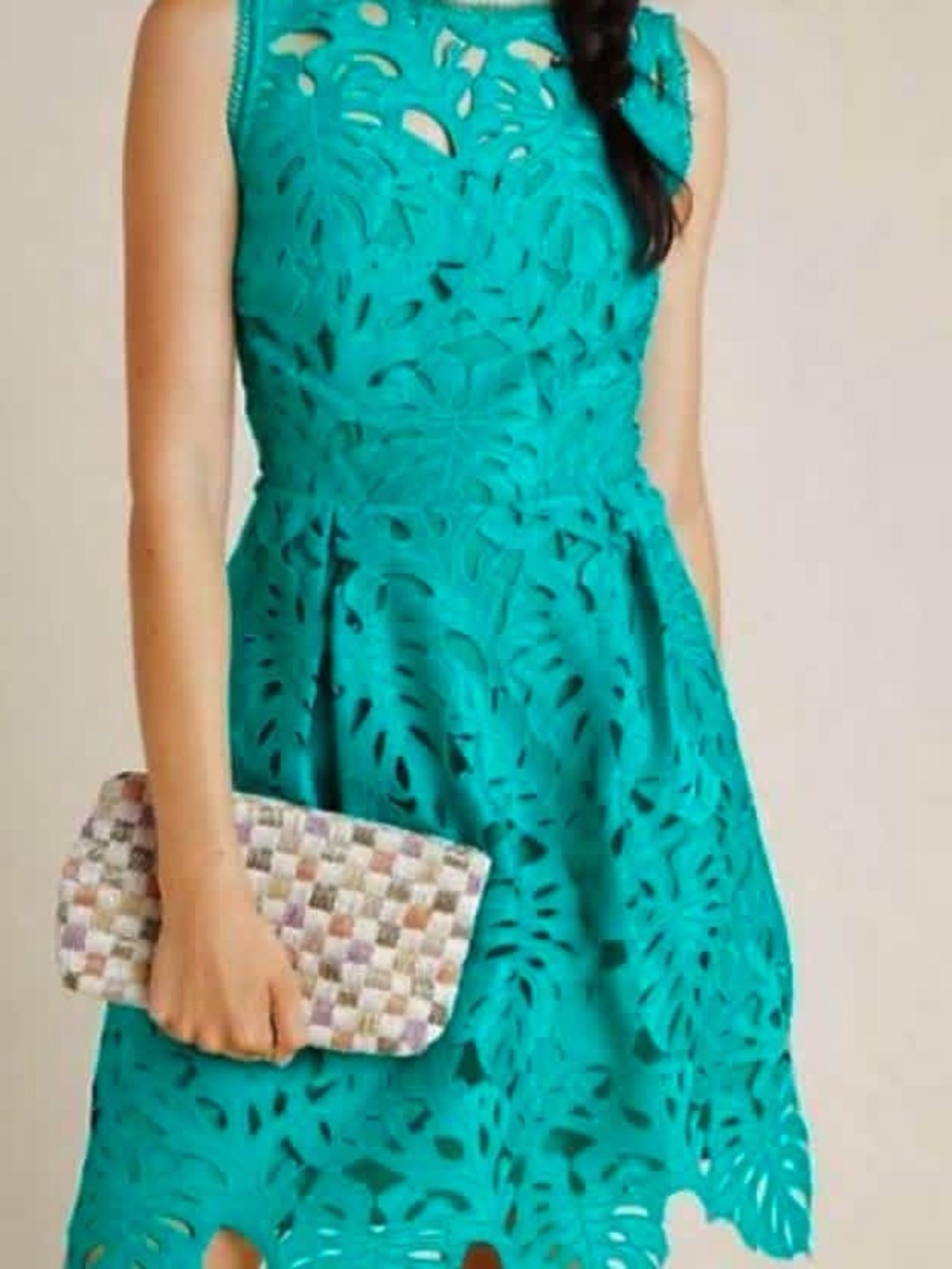 Eri+Ali Anthropologie Toulouse Lace Mini Dress Sz 8 - Picture 2 of 7